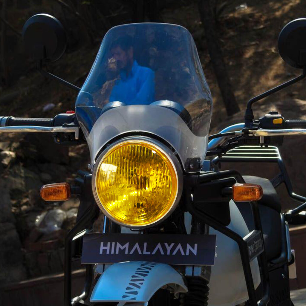 amber headlights for royal enfield