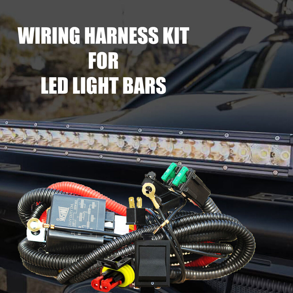 Wiring Harness for LED Light Bars for cars/ Suv's