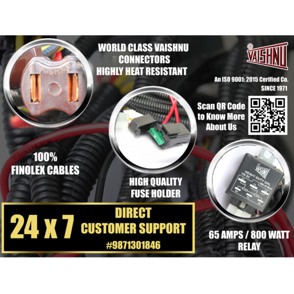 Wiring Harness for LED Light Bars for cars/ Suv's