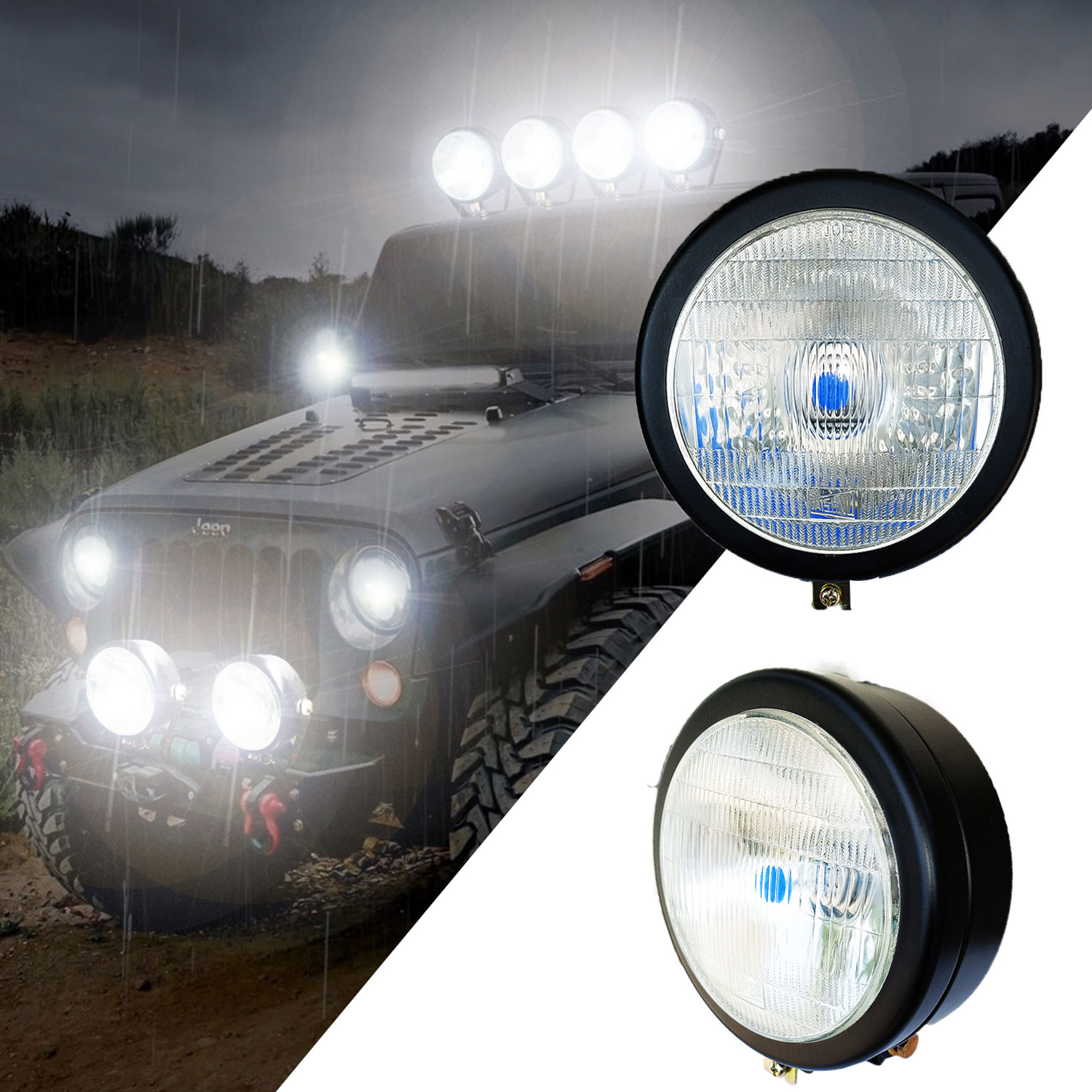 Flood Beam Fog Lights for Cars/ Suv's, Made in India