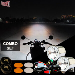 Led Auxiliary Lights Combo Set for Bikes Retro Edition
