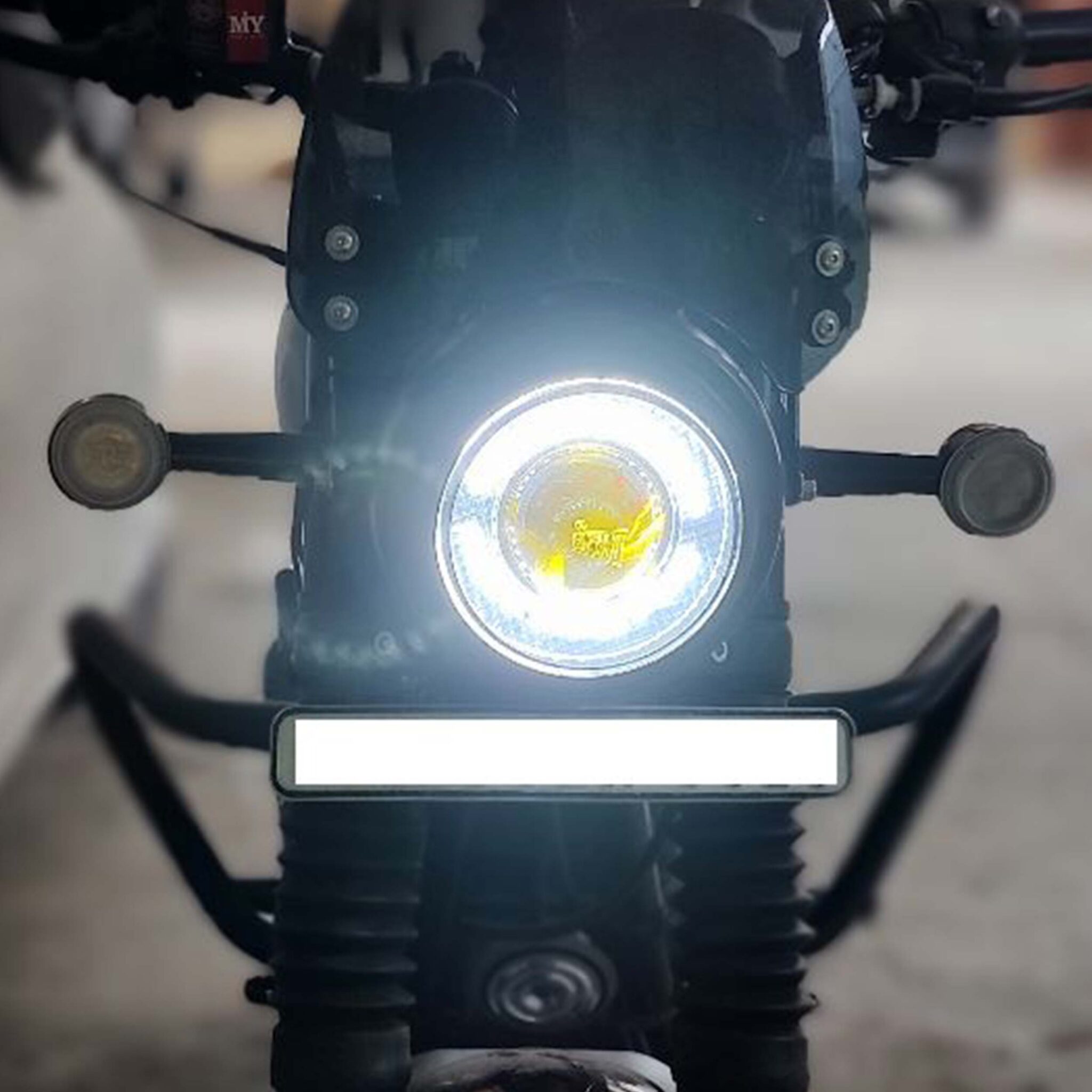 LED Touring Headlight for Hunter 350 | Made in India | 3 in 1 Color Modes